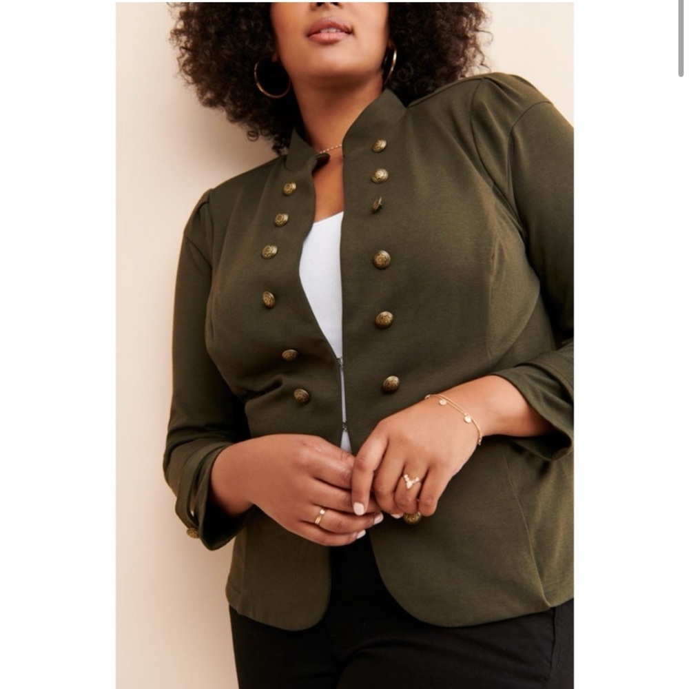 ModCloth Climb the Ranks military style jacket NWT
